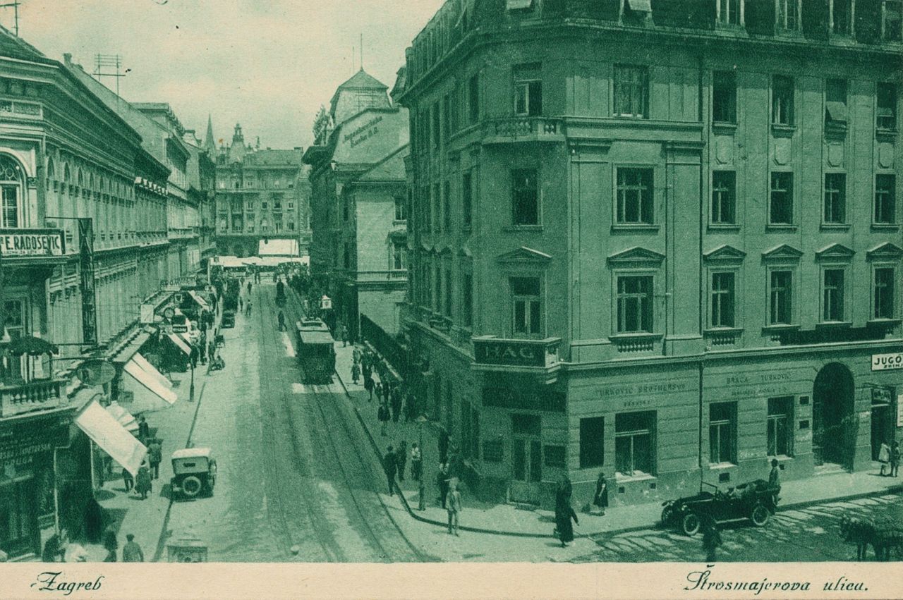 Ulica Josipa Juraja Strossmayera (današnja Praška), oko 1925. godine